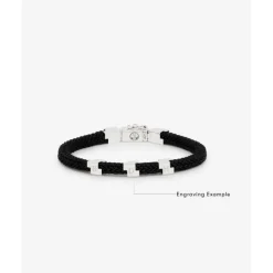 Buddha to Buddha Kordel Armbänder | Engrave-Armband Sterk & Positief Denise Schwarz