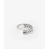 Buddha to Buddha Gravierbarer Ringe | Silber Ringe-Barbara Dual Ring Silber