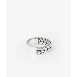Buddha to Buddha Gravierbarer Ringe | Silber Ringe-Barbara Dual Ring Silber