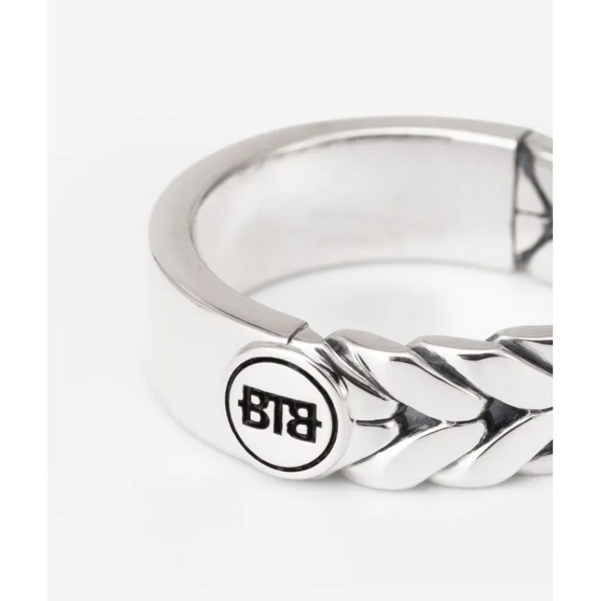 Buddha to Buddha Gravierbarer Ringe | Silber Ringe-Barbara Dual Ring Silber