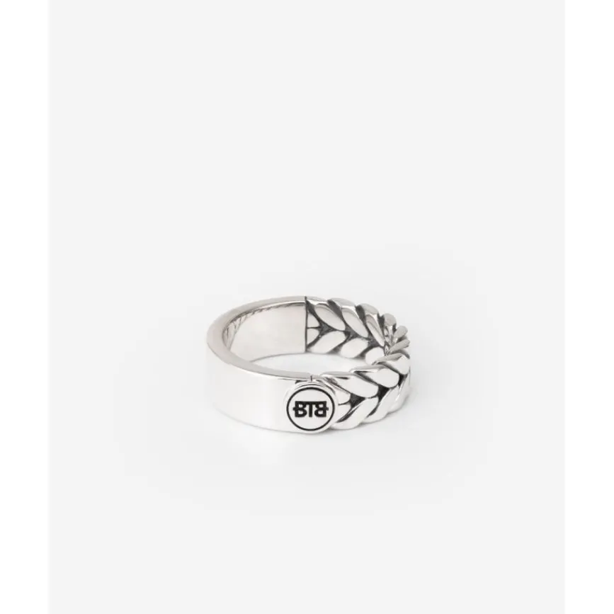 Buddha to Buddha Gravierbarer Ringe | Silber Ringe-Barbara Dual Ring Silber