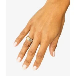 Buddha to Buddha Zweifarbige Ringe | Engrave-Barbara Dual Ring Zweifarbig