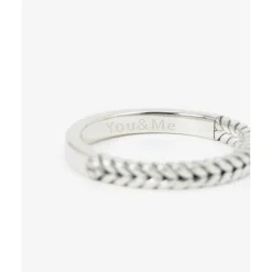 Buddha to Buddha Silber Ringe | Engrave-Barbara Mini Dual Ring Silber