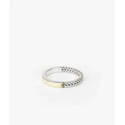 Buddha to Buddha Zweifarbige Ringe | Engrave-Barbara Mini Dual Ring Zweifarbig