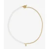 Buddha to Buddha Perlenketten | Vergoldete Ketten-Barbara Mini Perle Kette Vergoldet 45 cm