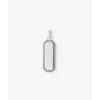 Buddha to Buddha Anhänger | Engrave-Barbara Octagon Tag Anhänger Silber