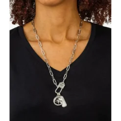 Buddha to Buddha Anhänger | Engrave-Barbara Octagon Tag Anhänger Silber