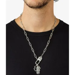 Buddha to Buddha Anhänger | Engrave-Barbara Octagon Tag Anhänger Silber