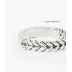 Buddha to Buddha Silber Ringe | Engrave-Barbara Small Dual Ring Silber