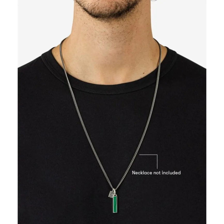 Buddha to Buddha Anhänger | Silberschmuck-Ben Mini (Edel-)Stein Anhanger Silber Malachite