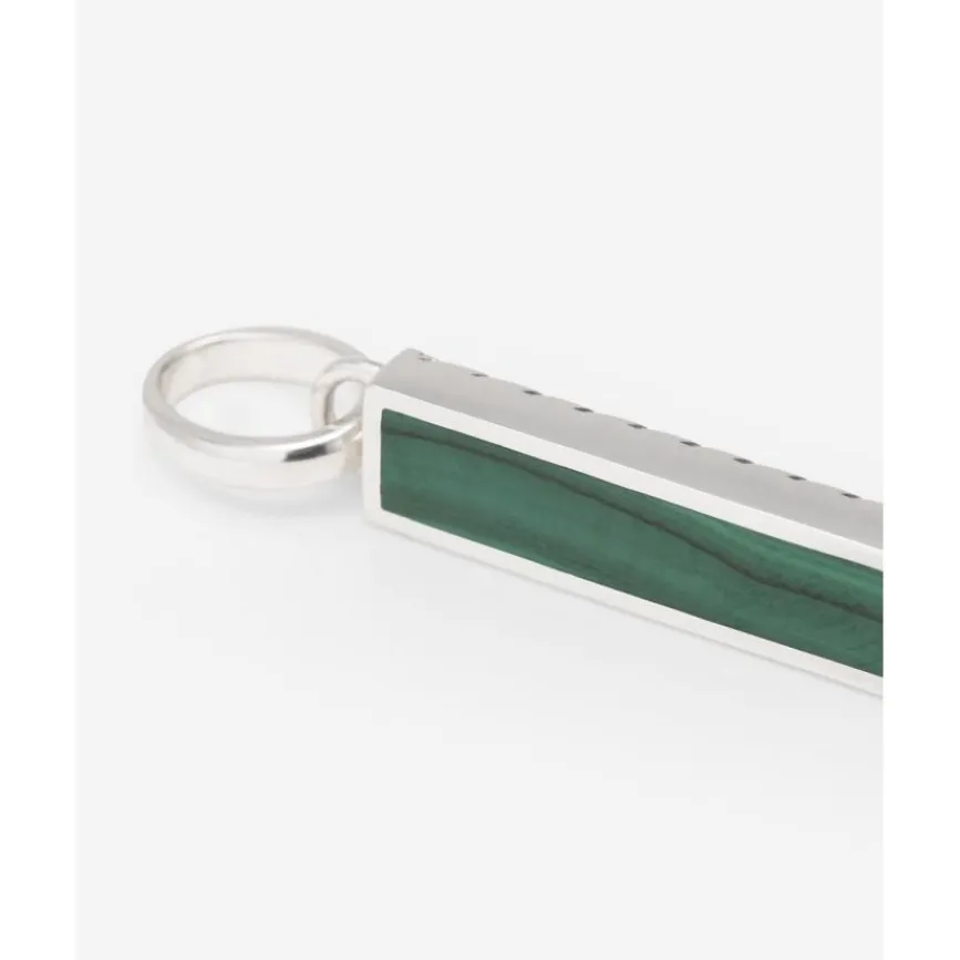 Buddha to Buddha Anhänger | Silberschmuck-Ben Mini (Edel-)Stein Anhanger Silber Malachite