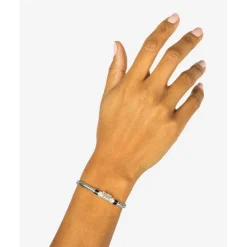 Buddha to Buddha Edelstein Armbänder | Engrave-Ben Mini (Edel-)Stein Armband Silber Onyx
