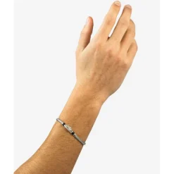 Buddha to Buddha Edelstein Armbänder | Engrave-Ben Mini (Edel-)Stein Armband Silber Onyx