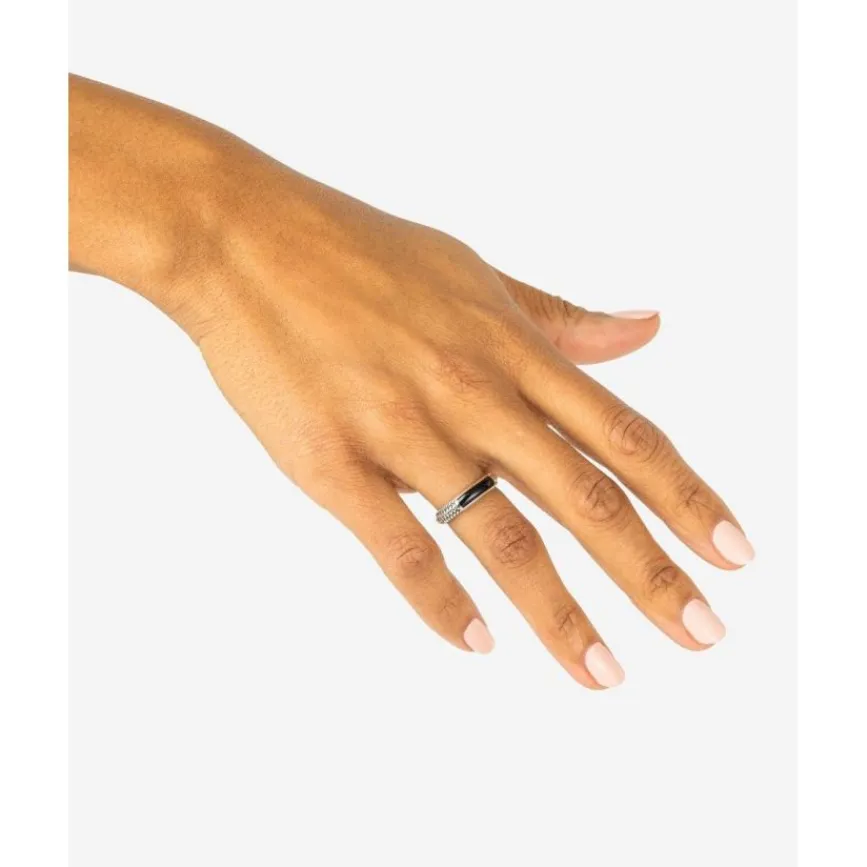 Buddha to Buddha Edelstein Ringe | Silberschmuck-Ben Mini (Edel-)Stein Ring Silber Onyx