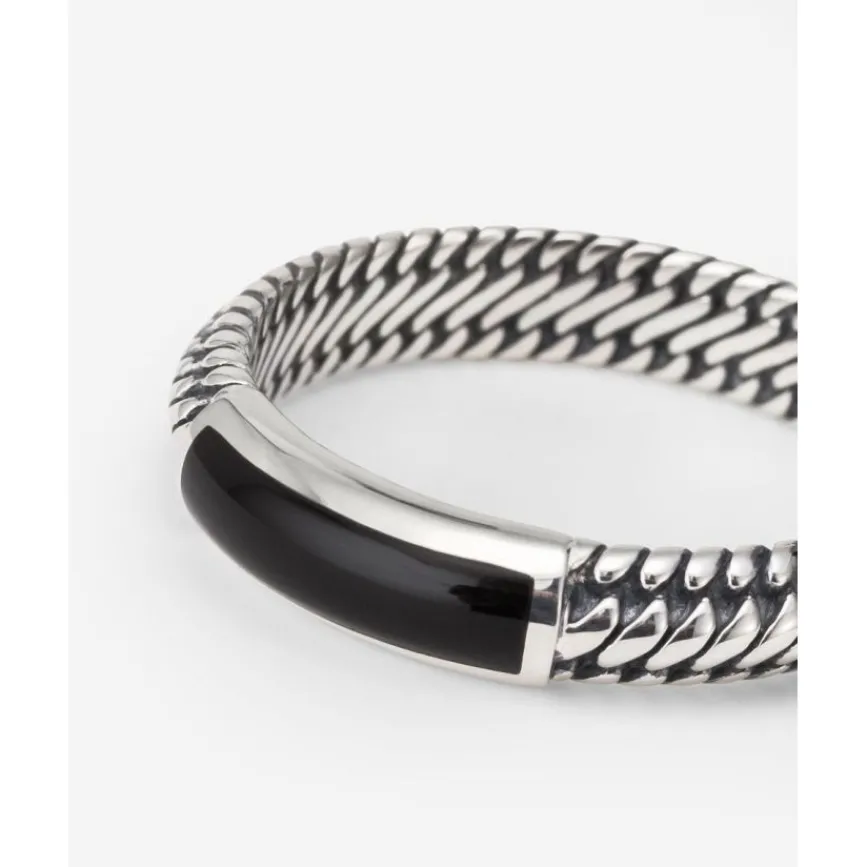Buddha to Buddha Edelstein Ringe | Silberschmuck-Ben Mini (Edel-)Stein Ring Silber Onyx