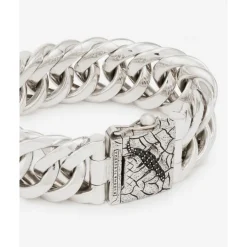 Buddha to Buddha Silber Armbänder | Limited Editions-Chain Groß Schwarz Spinell Limited Armband Silber