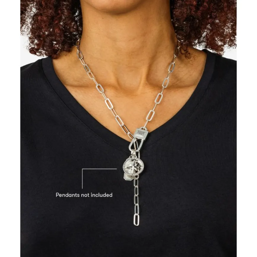 Buddha to Buddha Silberketten | Silberschmuck-Chainlink Lock Halskette Silber