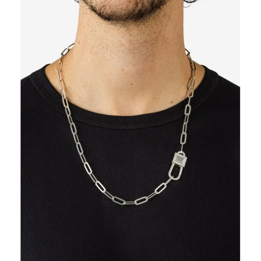 Buddha to Buddha Silberketten | Silberschmuck-Chainlink Lock Halskette Silber