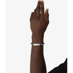 Buddha to Buddha Silber Armbänder | Silberschmuck-Cuff Armband Ellen Stone Tigereye Navy