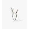 Buddha to Buddha Accessoires | Silber Ohrringe-Doppelter Earring Connector Silber