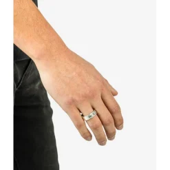 Buddha to Buddha Silber Ringe | Engrave-Esther Dual Ring Silber