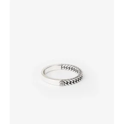 Buddha to Buddha Silber Ringe | Engrave-Esther Mini Dual Ring Silber