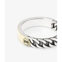 Buddha to Buddha Zweifarbige Ringe | Engrave-Esther Small Dual Ring Zweifarbig