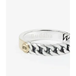 Buddha to Buddha Zweifarbige Ringe | Engrave-Esther Small Dual Ring Zweifarbig