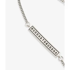Buddha to Buddha Silberschmuck-Fußkettchen Essential Logo Large