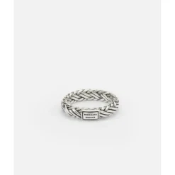Buddha to Buddha Silber Ringe | Silberschmuck-Geflochtener ring Katja XS