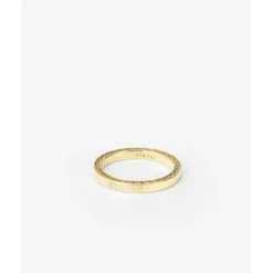 Buddha to Buddha Gold Ringe | Engrave-George Mini Glatt Ring 14kt Gold
