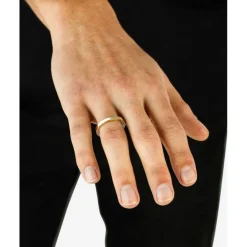 Buddha to Buddha Gold Ringe | Engrave-George Mini Glatt Ring 14kt Gold