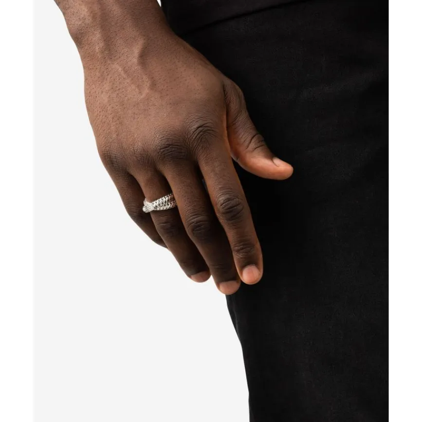 Buddha to Buddha Silber Ringe | Silberschmuck-Gliederring Ben Doppelt