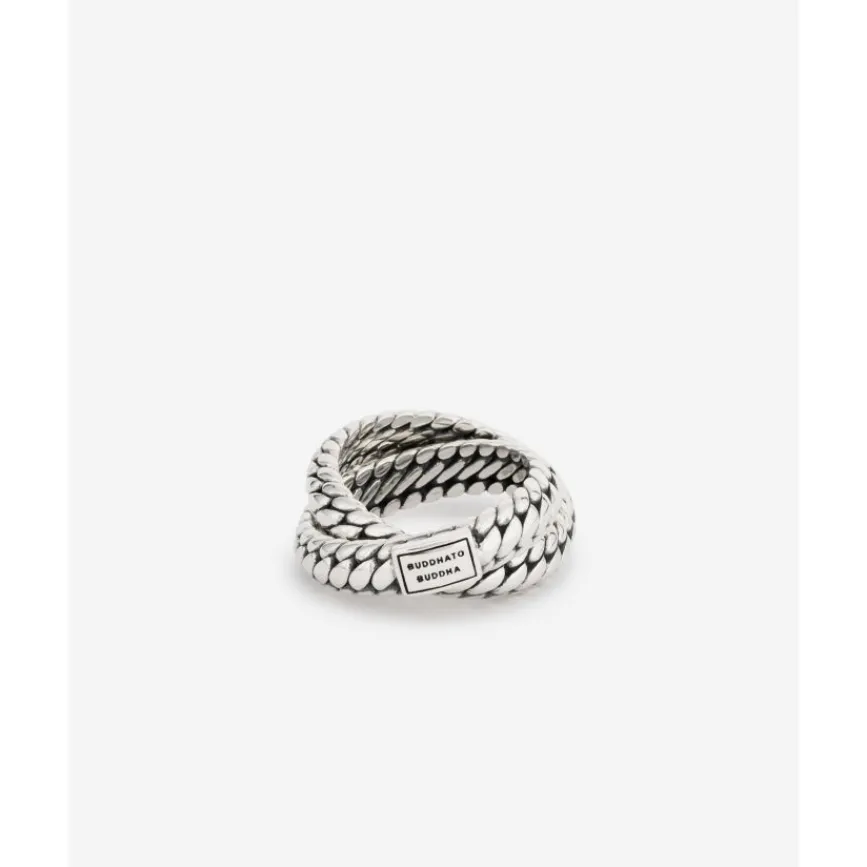 Buddha to Buddha Silber Ringe | Silberschmuck-Gliederring Ben Doppelt
