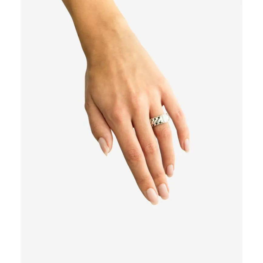 Buddha to Buddha Silber Ringe | Silberschmuck-Gliederring Ben Small