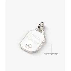 Buddha to Buddha Anhänger | Engrave-Halskette Barbara Medaillon Silber