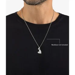 Buddha to Buddha Anhänger | Engrave-Herz Anhänger Silber