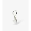Buddha to Buddha Silber Ohrringe | Silberschmuck-Herz Ohrring Single Piece Silber