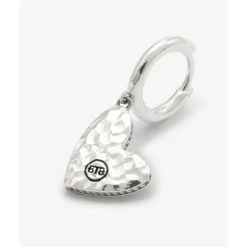 Buddha to Buddha Silber Ohrringe | Silberschmuck-Herz Ohrring Single Piece Silber