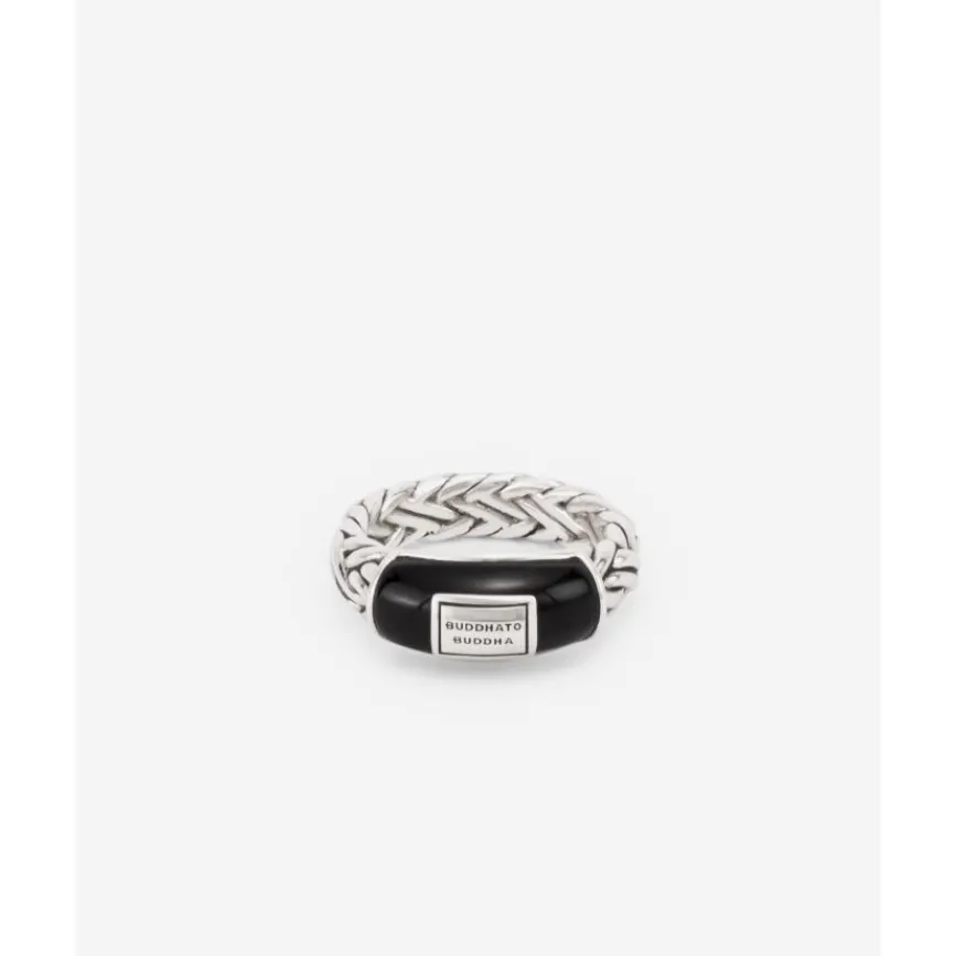 Buddha to Buddha Silberschmuck-Katja XS Black Onyx Ring Silver
