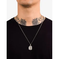 Buddha to Buddha Silberketten | Engrave-Kette Barbara Medaillon Silber 60cm