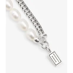 Buddha to Buddha Perlenketten | Silberschmuck-Kette Barbara Mini Perle Silber 45 cm