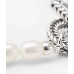 Buddha to Buddha Perlenketten | Silberschmuck-Kette Barbara Mini Perle Silber 45 cm