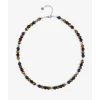 Buddha to Buddha Silberketten | Beads Jewelry-Kette Spirit Bead Mini Mix Sodalith Tigerauge Silber 43-45 cm
