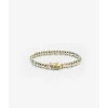 Buddha to Buddha Zweifarbige Armbänder | Goldschmuck-Mini Armband Ben Bicolor 14kt