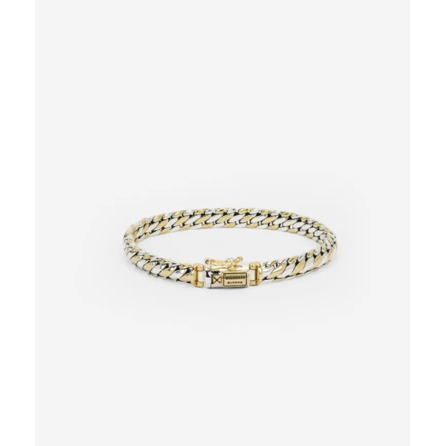Buddha to Buddha Zweifarbige Armbänder | Goldschmuck-Mini Armband Ben Bicolor 14kt