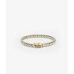 Buddha to Buddha Zweifarbige Armbänder | Goldschmuck-Mini Armband Ben Bicolor 14kt