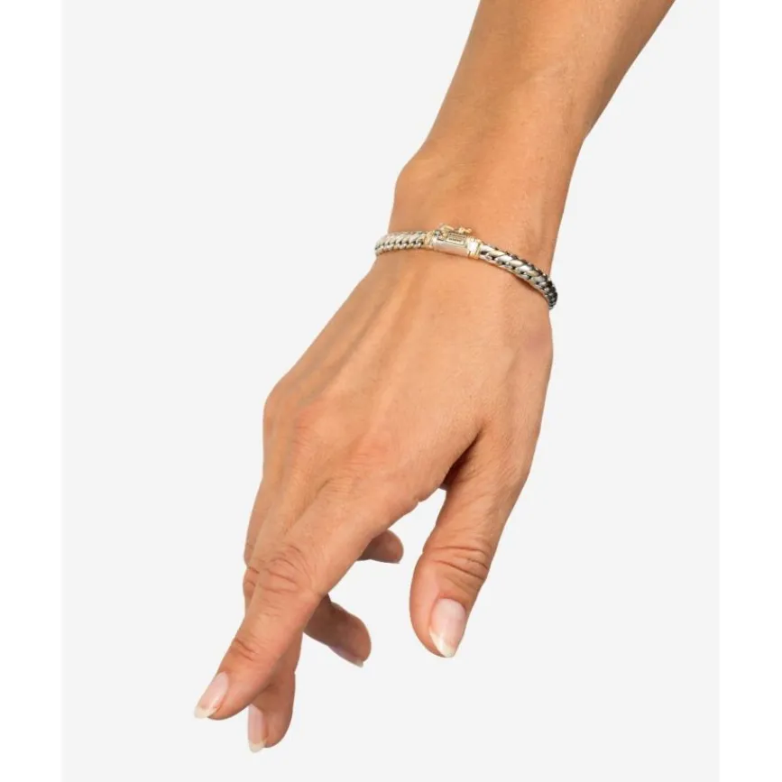 Buddha to Buddha Zweifarbige Armbänder | Goldschmuck-Mini Armband Ben Bicolor 14kt