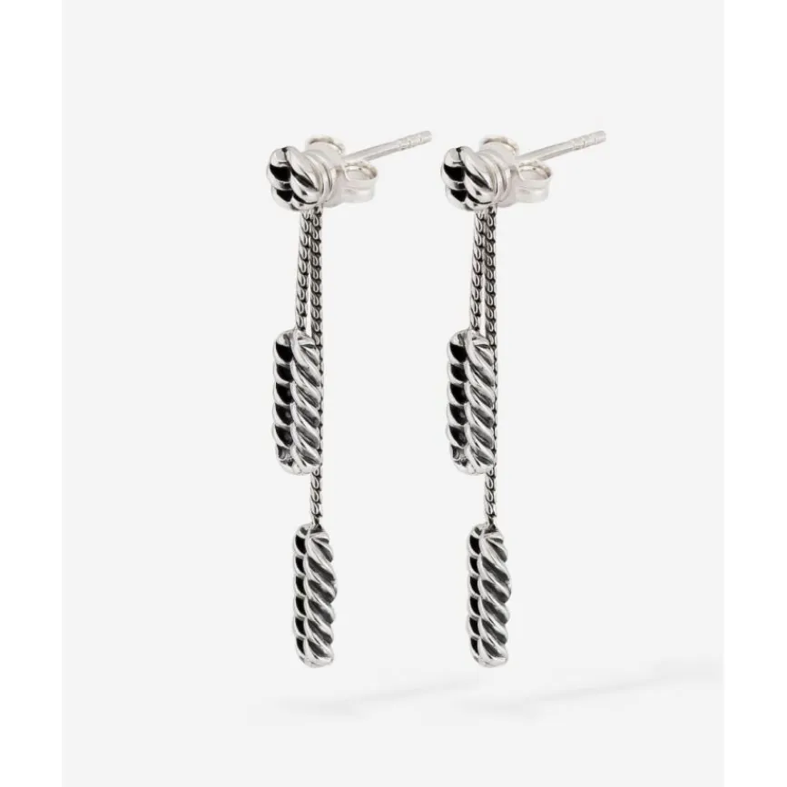 Buddha to Buddha Silber Ohrringe | Silberschmuck-Ohrhänger Refined Chain
