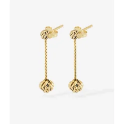 Buddha to Buddha Gold Ohrringe | Goldschmuck-Ohrhänger Refined Katja Gold YG 14kt